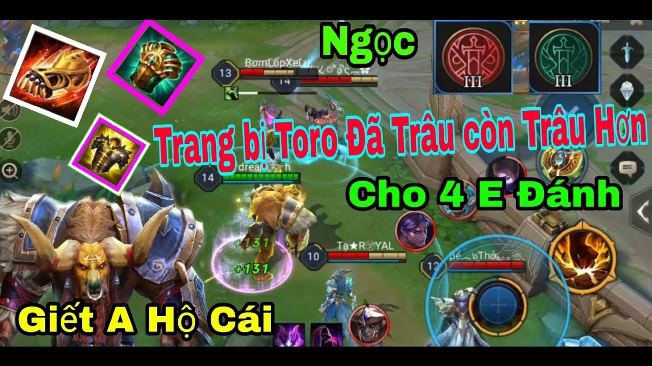 Trang bị Toro Tr&acirc;u c&agrave;ng Tr&acirc;u Đối thủ bất lực kh&ocirc;ng thể bước qua x&aacute;c Toro