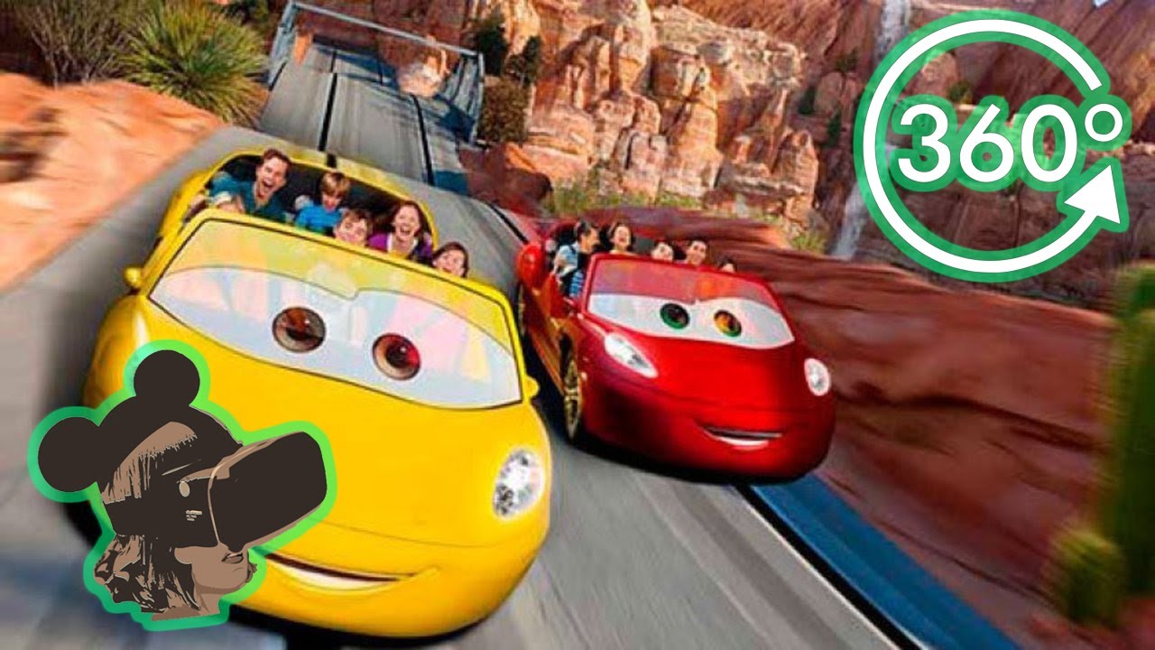 360º Ride on Radiator Springs Racers at Disney's California Adventure