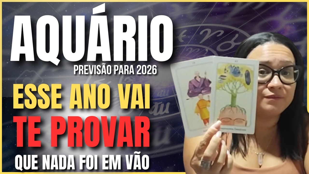AQU&Aacute;RIO 2026 PREVIS&Atilde;O COMPLETA: INACREDIT&Aacute;VEL O QUE EST&Aacute; POR VIR&hellip; SUA VIDA MUDA COMPLETAMENTE! OXAL&Aacute;