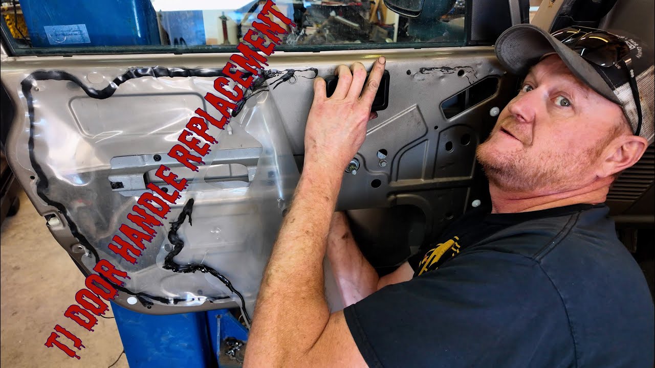 TJ Jeep Wrangler Interior Door Handle Removal and Replacement Visual Walk Through & How To
