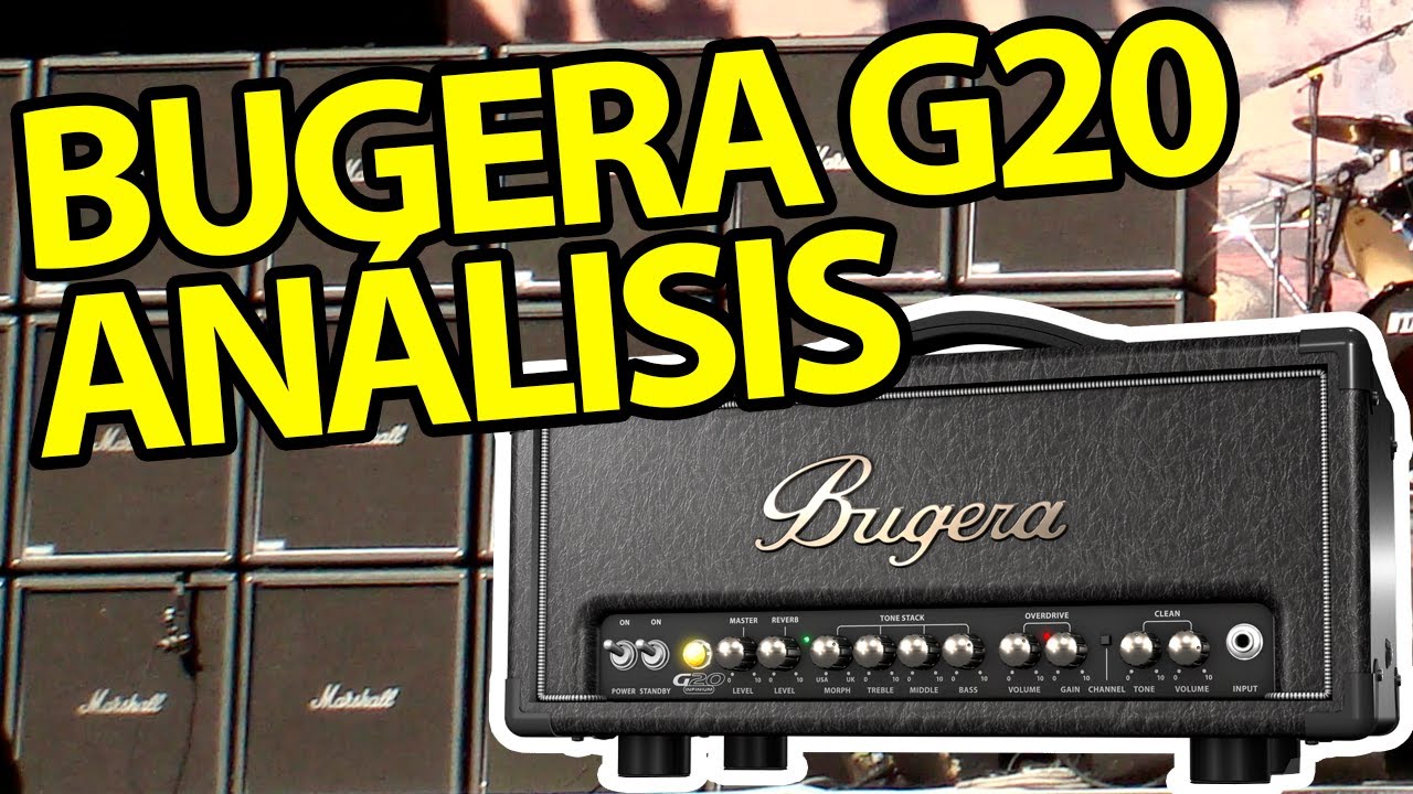 Review cabezal Bugera G20 con pantalla Marshall 4x12 #Bugera #Marshall #g20