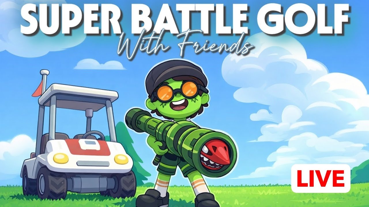 SUPER BATTLE GOLF WITH FRIENDS | LIVE 🔴