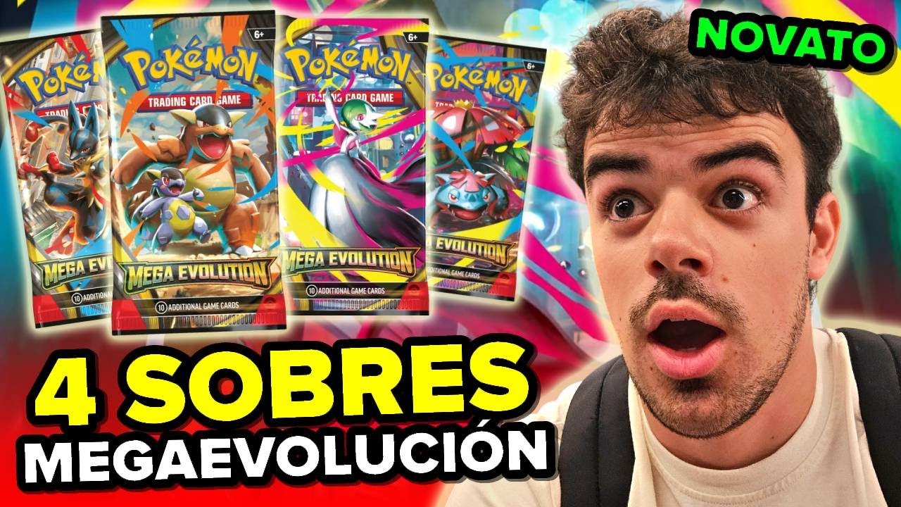 ABRO MIS PRIMERAS CARTAS POKÉMON MEGAEVOLUCIÓN TCG (40 CARTAS)  + CÓDIGOS JCC