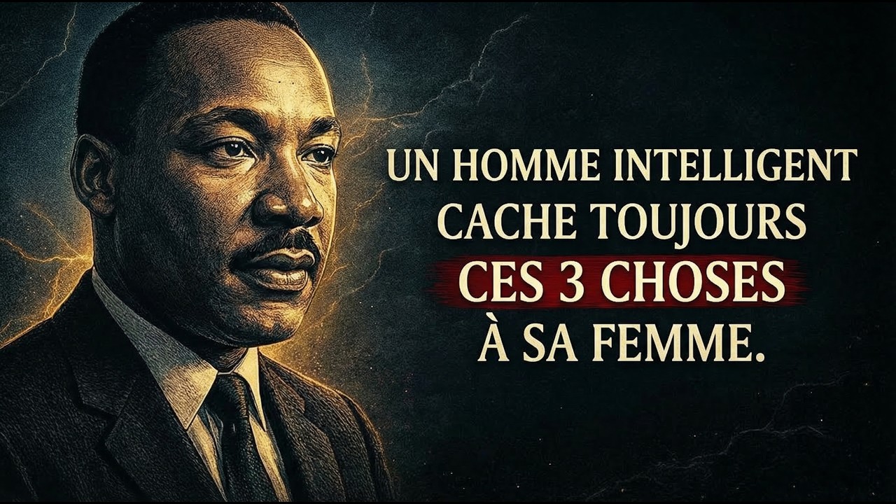 un homme intelligent cache toujours ces 3 choses à sa femme ! | Martin Luther King