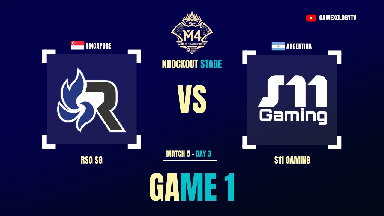 RSG SG vs S11 Gaming | M4 World Championship | Game 1 - RSG vs S11 KO Stage