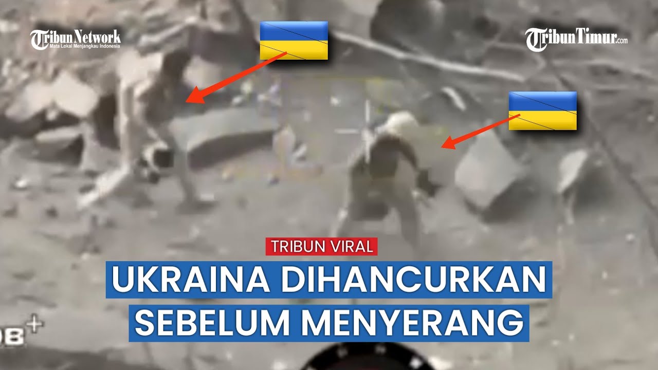 Artileri Rusia Tembaki Tank Tentara Ukraina dan Parit Anti-tanknya