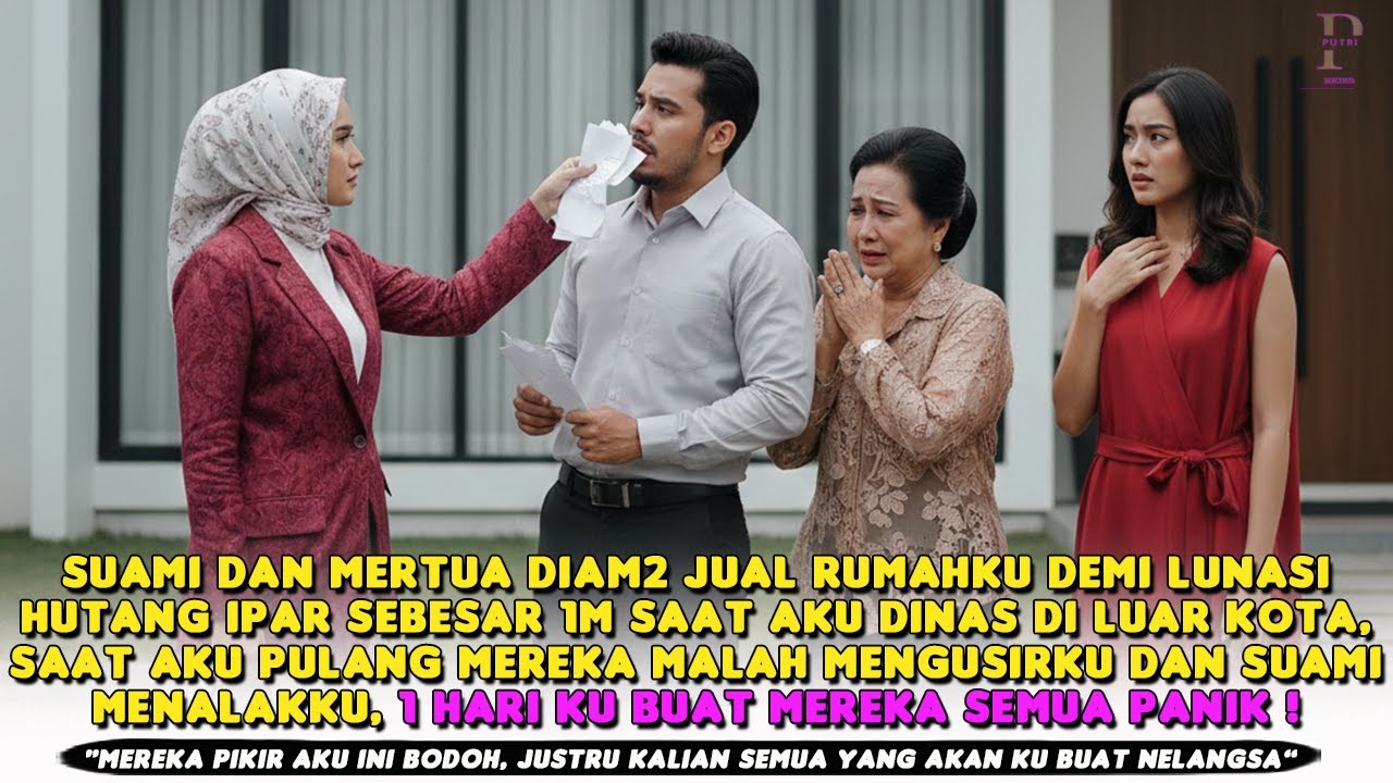 KISAH RUMAH TANGGA❗ SUAMI DAN MERTUA DIAM JUAL ISTANAKU DEMI LUNASI HUTANG IPAR 1M LALU MENGUSIRKU..