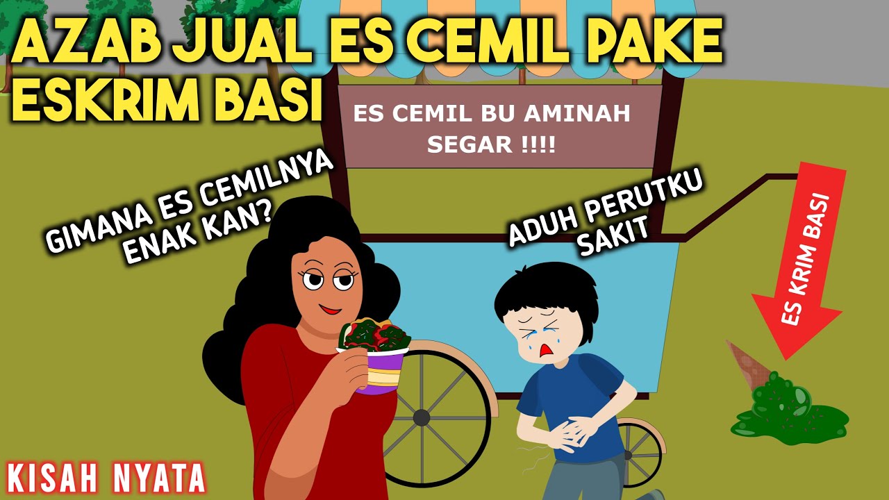 AZAB JUAL ES CEMIL PAKE ESKRIM BASI! COCO MEONG EPISODE 187! | SINETRON AZAB