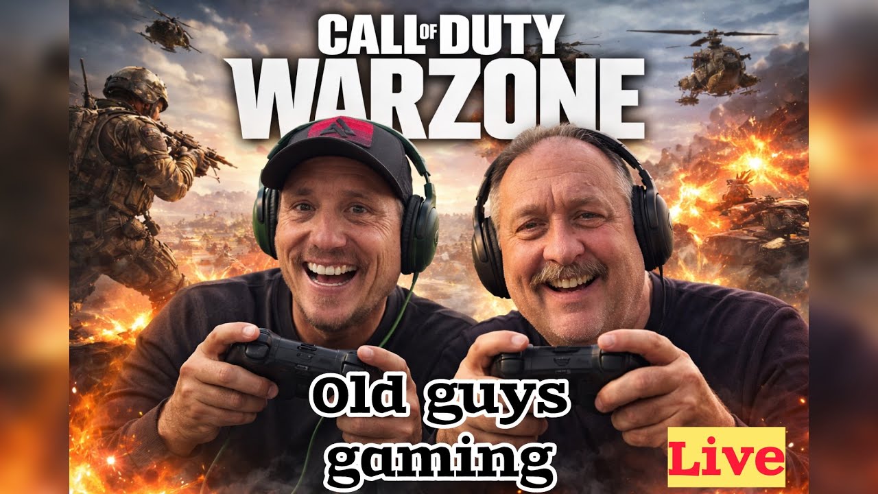 Old Guys gaming on WarZone Funny #CallofDuty #joeisbetterthanchurch #Live