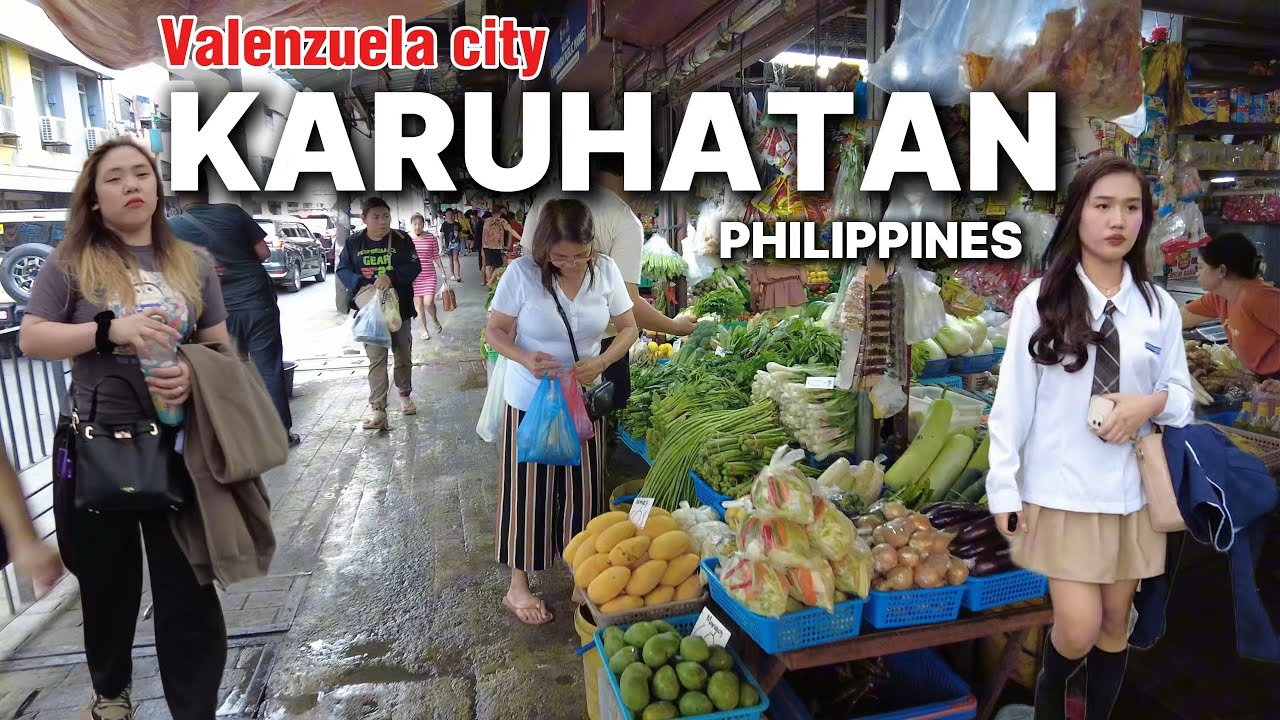 VALENZUELA CITY PHILIPPINES-WALKING SOMEWHERE in KARUHATAN|walking Tour