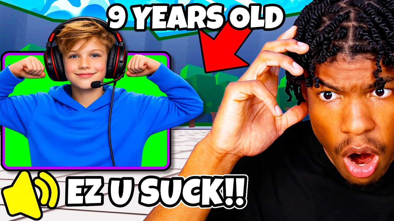 I 1v1ed THE YOUNGEST PRO in Roblox The Strongest Battlegrounds!