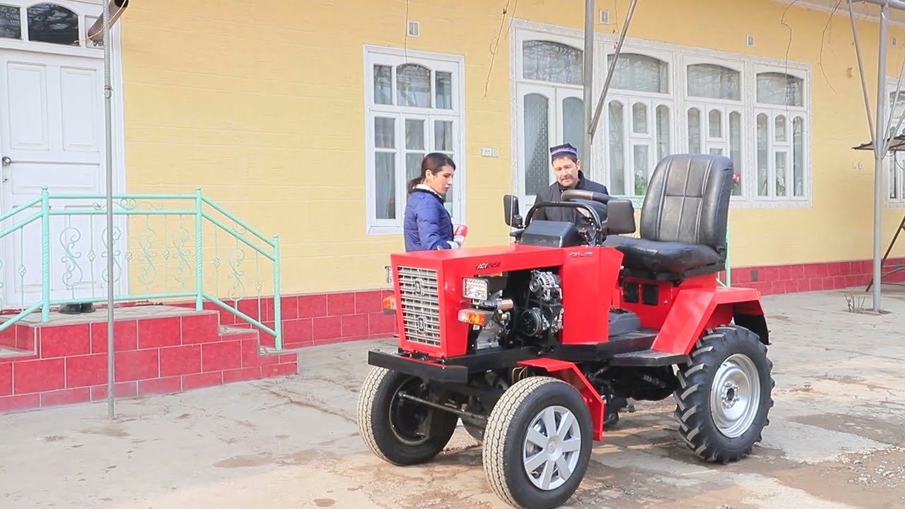 Фурқат туманида уй шароитида ясалган мини трактор | Furqat tumanida yasalgan mini traktor