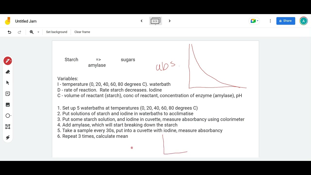 SNAB core practical 4 - initial rate of reaction
