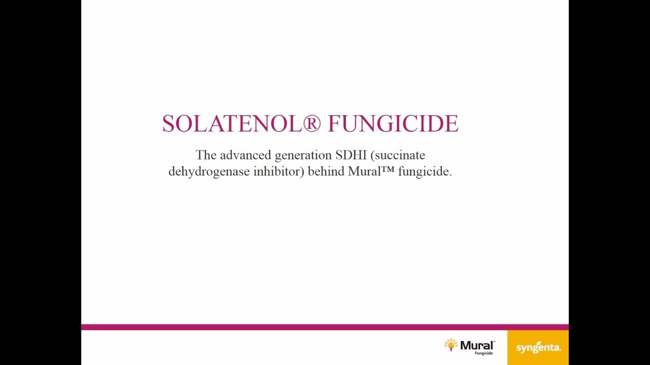 Solatenol: A unique, advanced generation SDHI