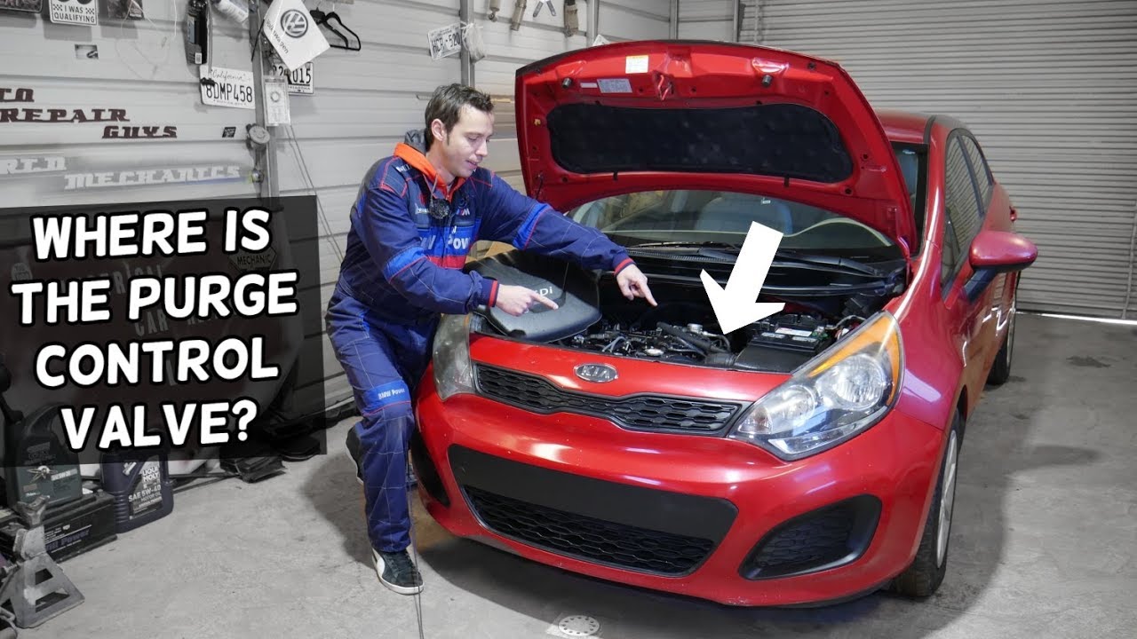 KIA RIO PURGE CONTROL VALVE SOLENOID LOCATION. WHERE IS THE PURGE VALVE KIA RIO K2