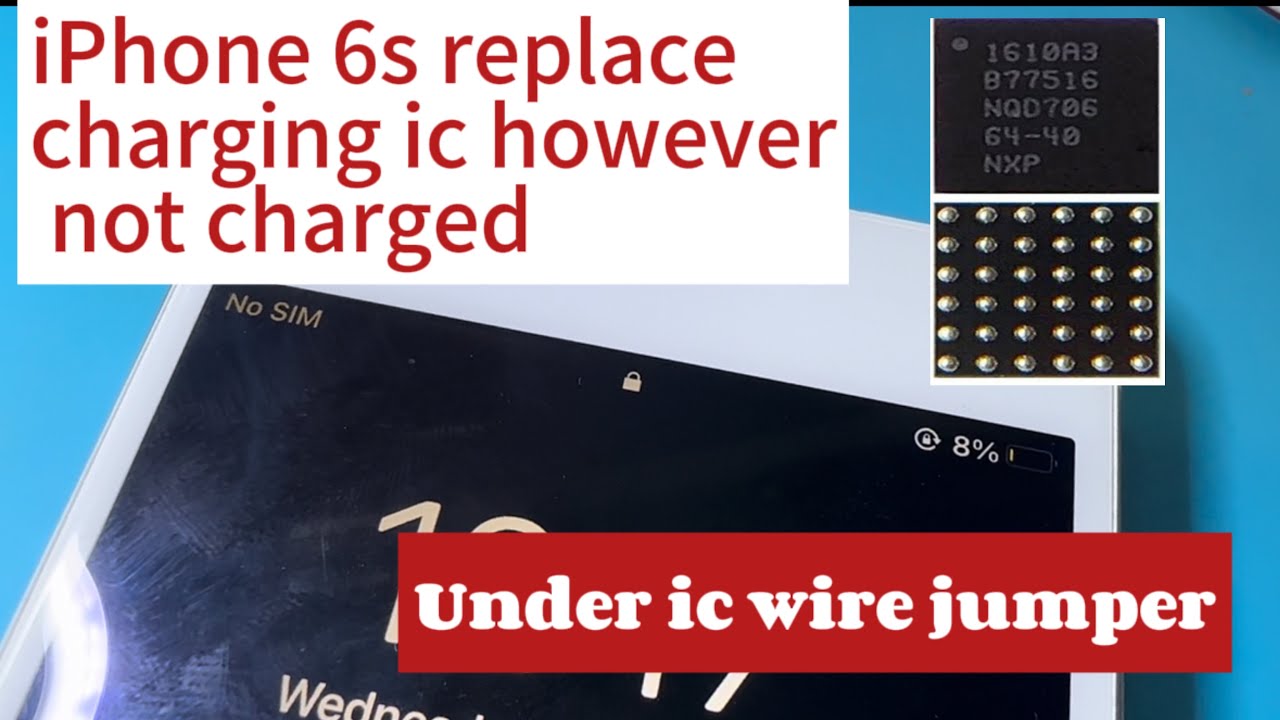 iPhone 6s Plus not charging 🇳🇵😂under ic problem U2 E4 pin problem