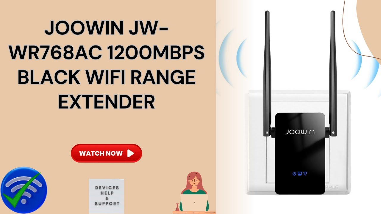 Best Way to Install JOOWIN JW-WR768AC AC1200 WiFi Range Extender at Home