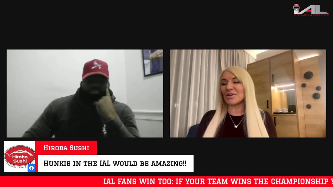 Hunkie Cooper Arena Football Legend Joins The IAL TODAY!