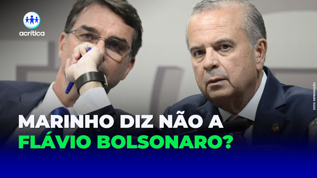 MARINHO DESCARTA SER VICE DE FLÁVIO BOLSONARO