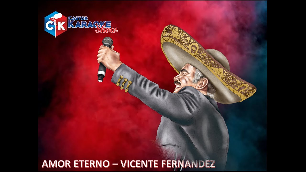 karaoke amor eterno   vicente fernandez (official) #karaokesongslyrics #vicentefernández