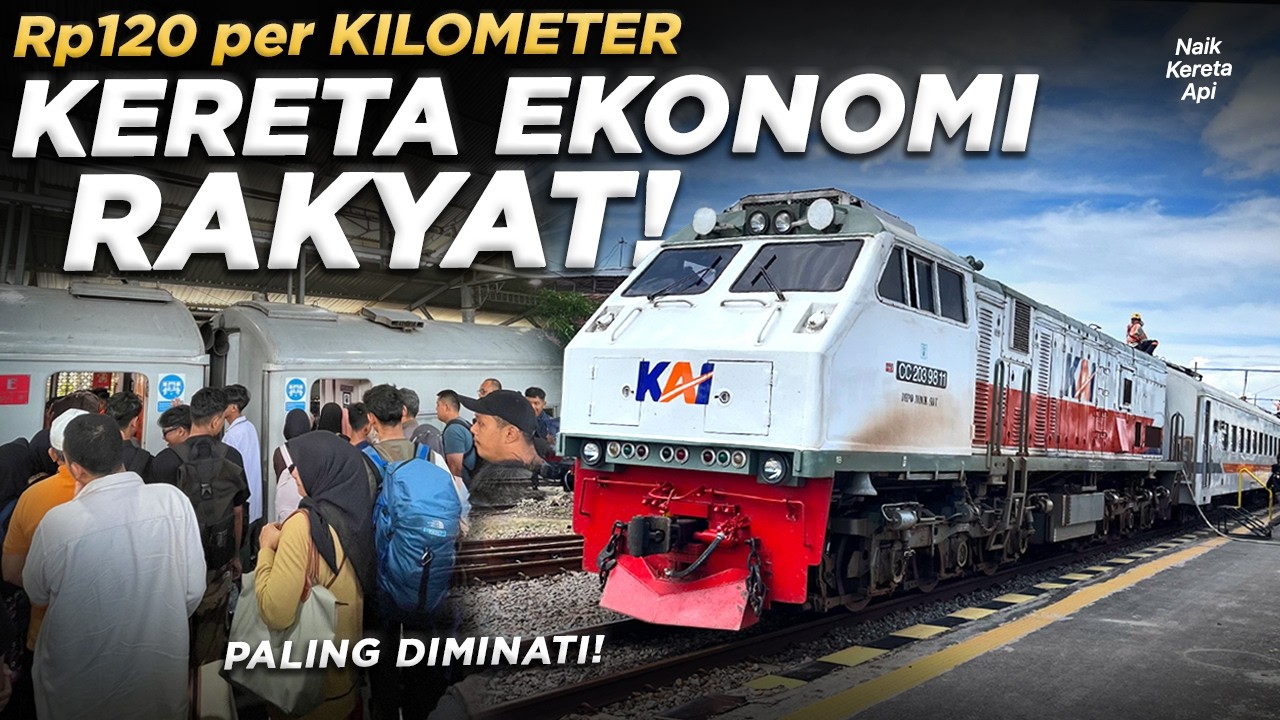 KERETA RAKYAT‼️ MURAH PALING DIMINATI | Trip KA Kahuripan Ekonomi