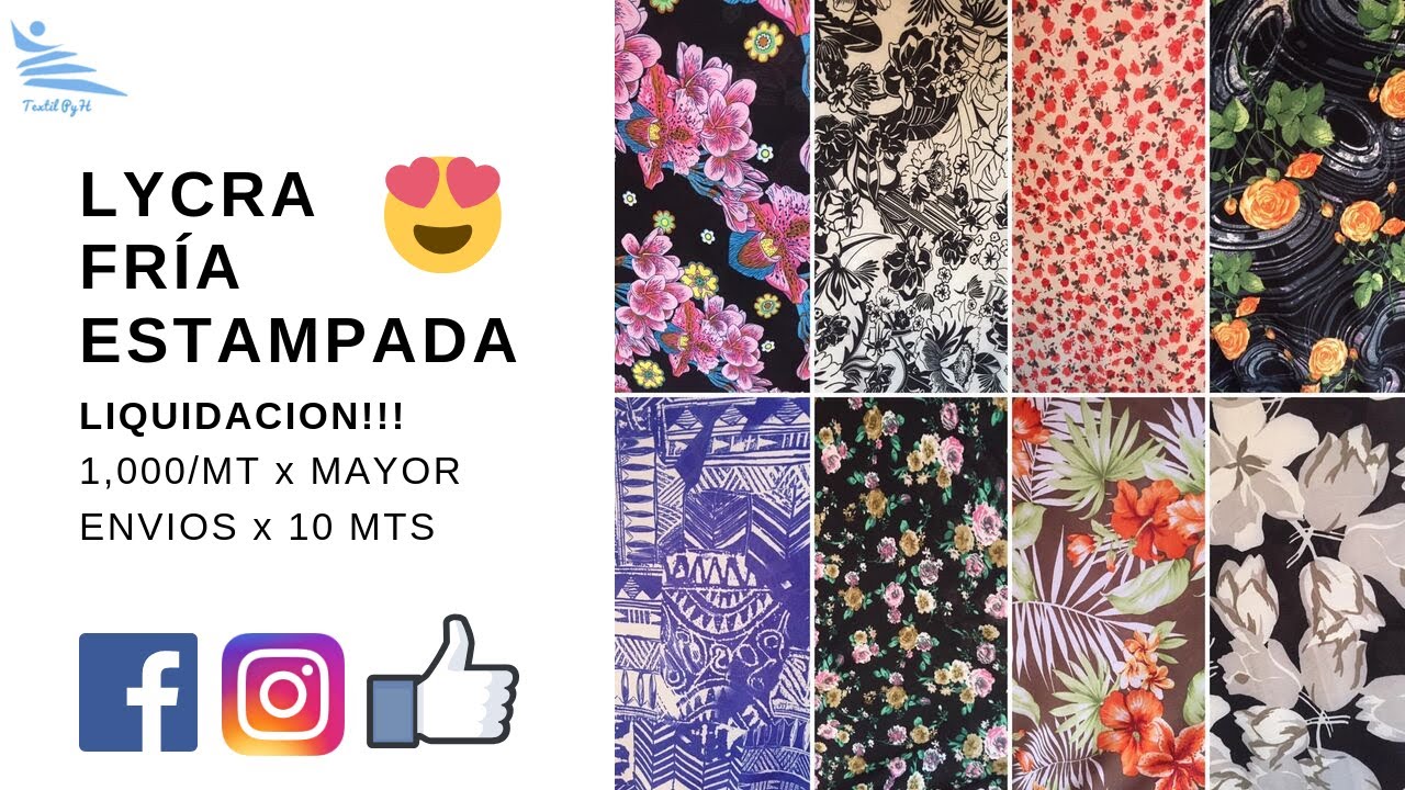 Lycra fria estampada