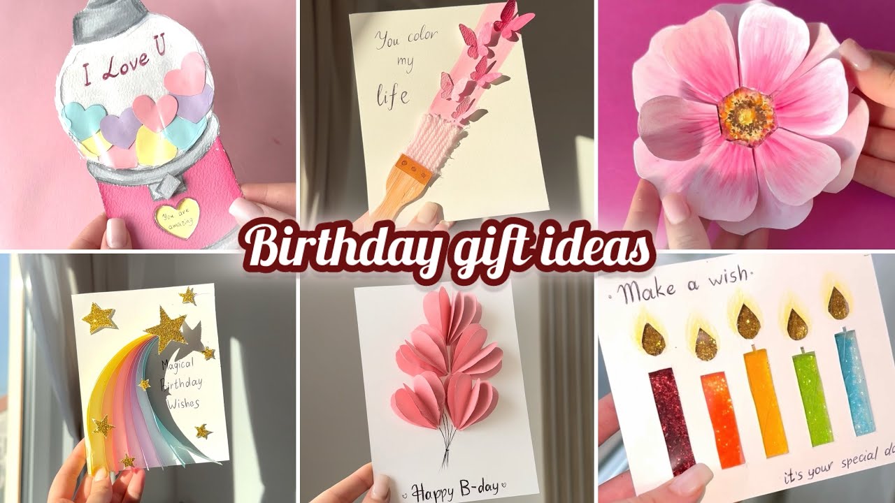6 ideas | DIY Birthday Gift Ideas | Cute Gifts | Easy Present Ideas 💞