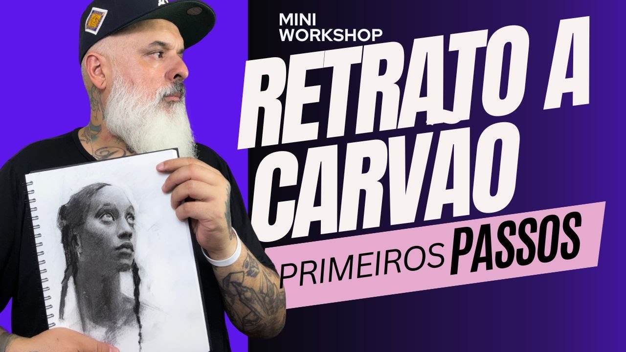 Retratar a Carvão! Você consegue!!!!