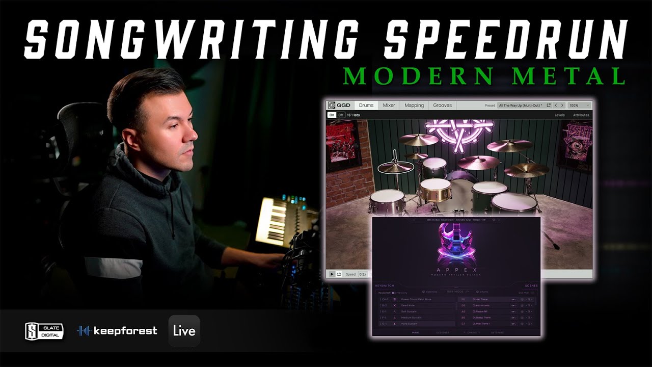 Modern Metal with the Downbeat Kit!!!  #metal #songwriting