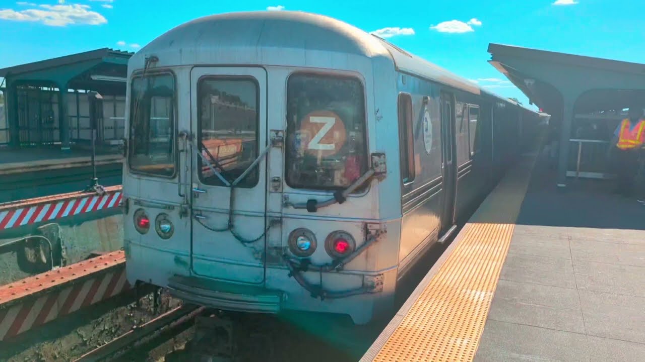⁴ᴷ⁶⁰ Museum R32 H and R46 H, R, blue S, and Z Trains running in the Rockaways (2022)