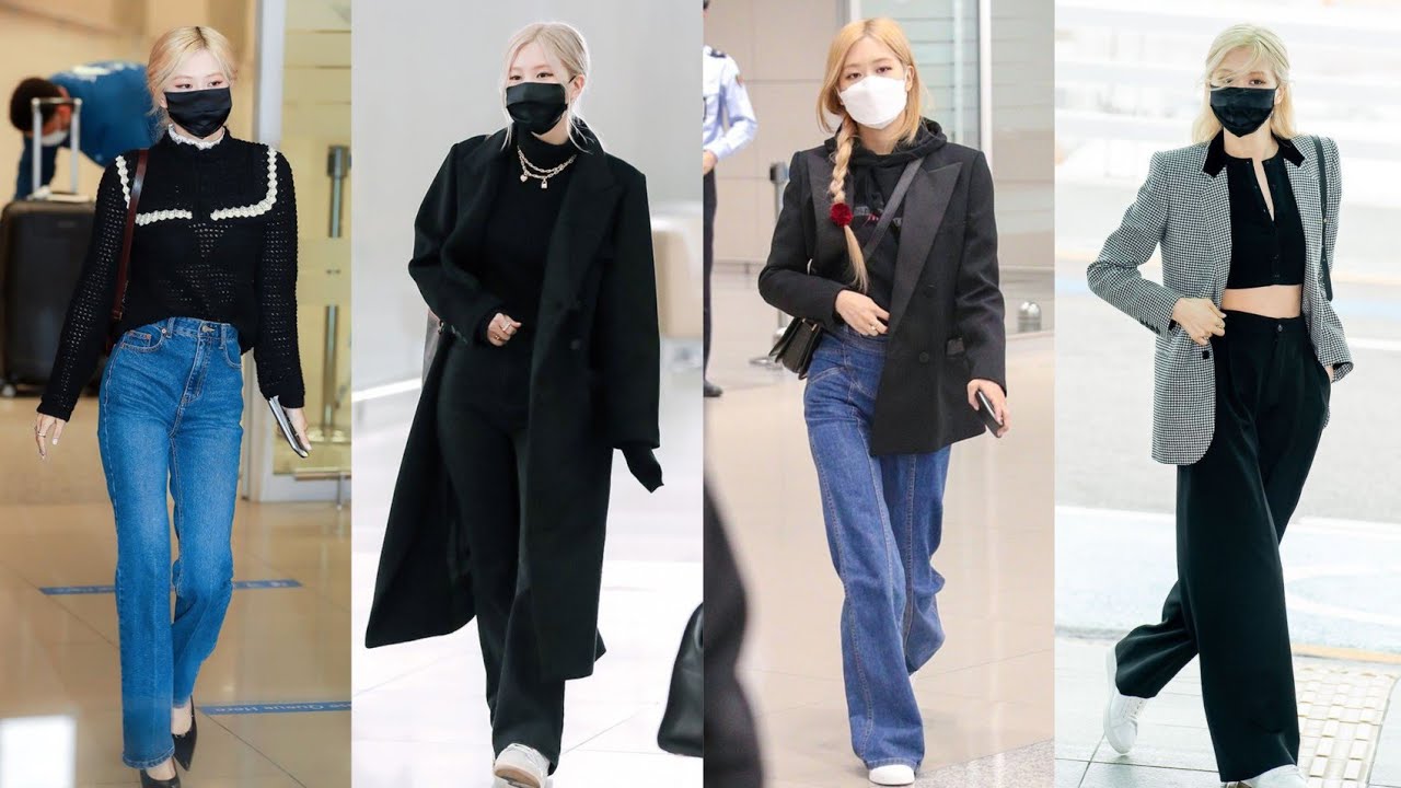 BLACKPINK Rosé Airport Fashion 2021