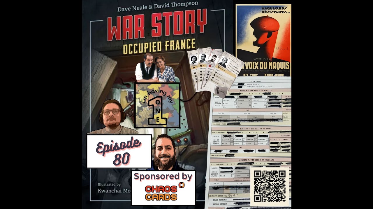 Episode 80: War Story Occupied France | Review | I'm Having My One Podcast