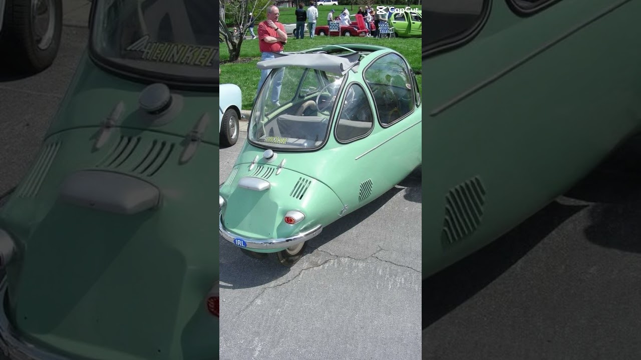 Heinkel Kabinenroller &ndash; Das Kult-Microcar der 50er!  #kabinenroller #microcar  #car #automobile