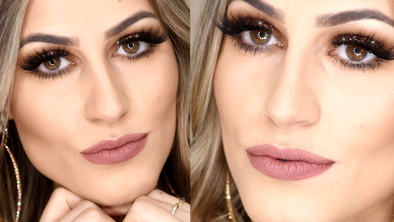 Smokey Marrom Glam Gliterinado
