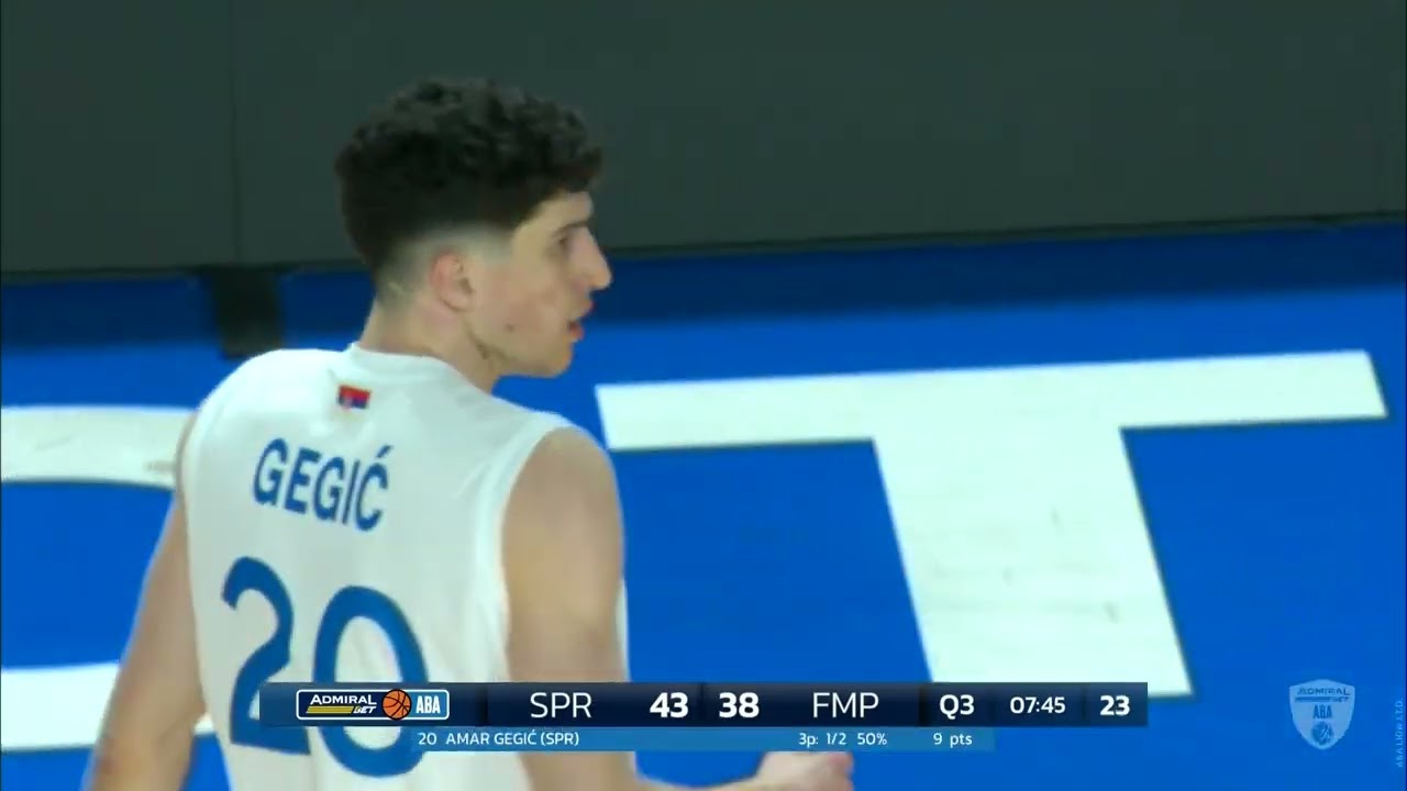 AdmiralBet ABA League 2025/26, highlights, Play-out Round 2: Spartak Office Shoes - FMP (7.3.2026)