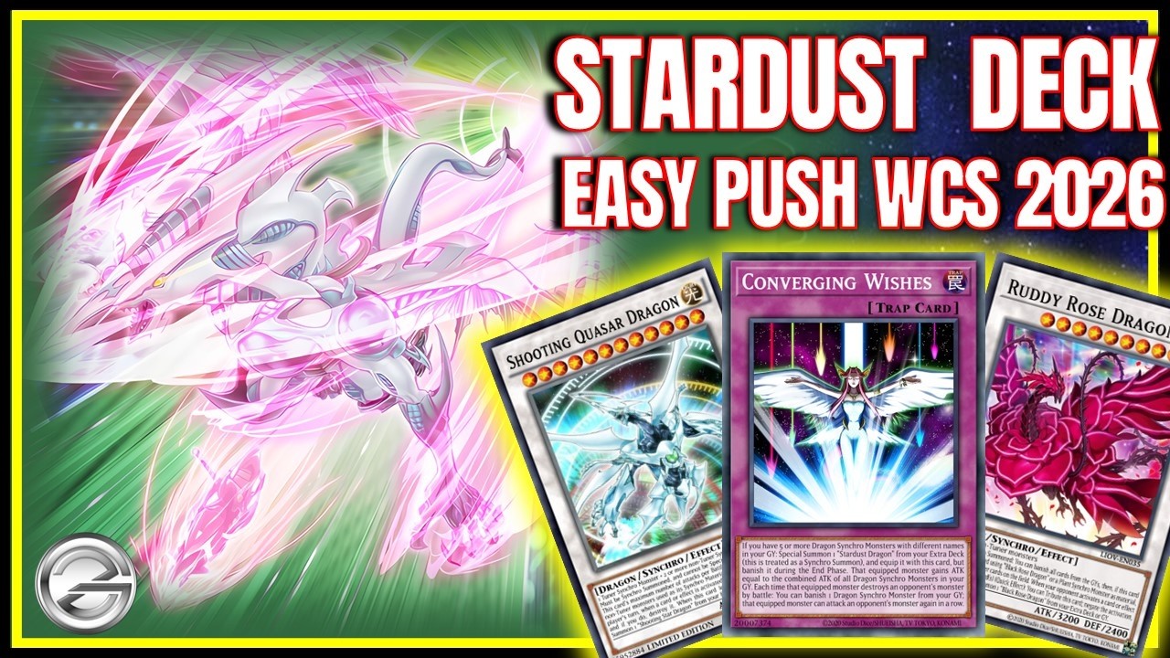 WCS 2026 Climb with Stardust Dragon Deck! Fast Synchro Combo and Strong Control!
