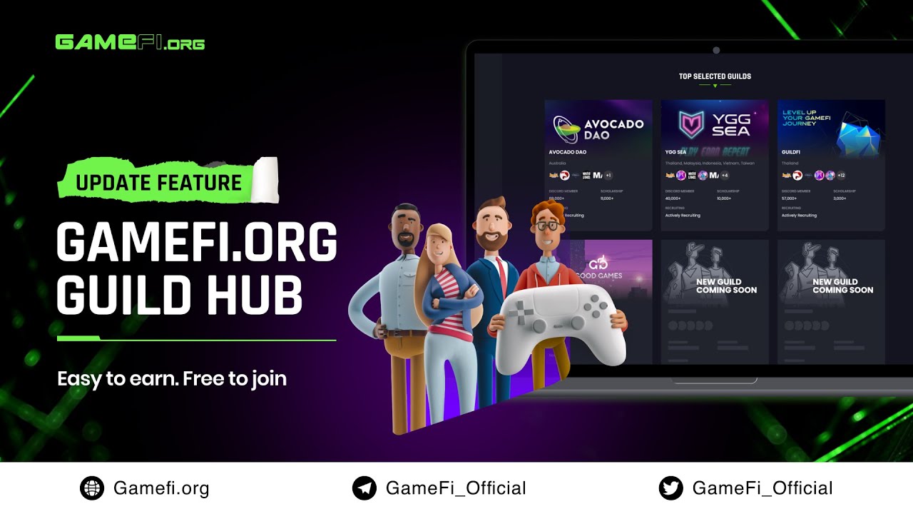 [Teaser] Guild Hub: The Biggest Scholarship & Offers For Gamers & New Players ⚡️