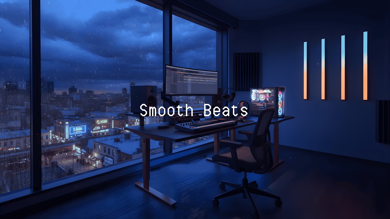Watching the City Make Music 🌧️ Late-Night Lofi Focus