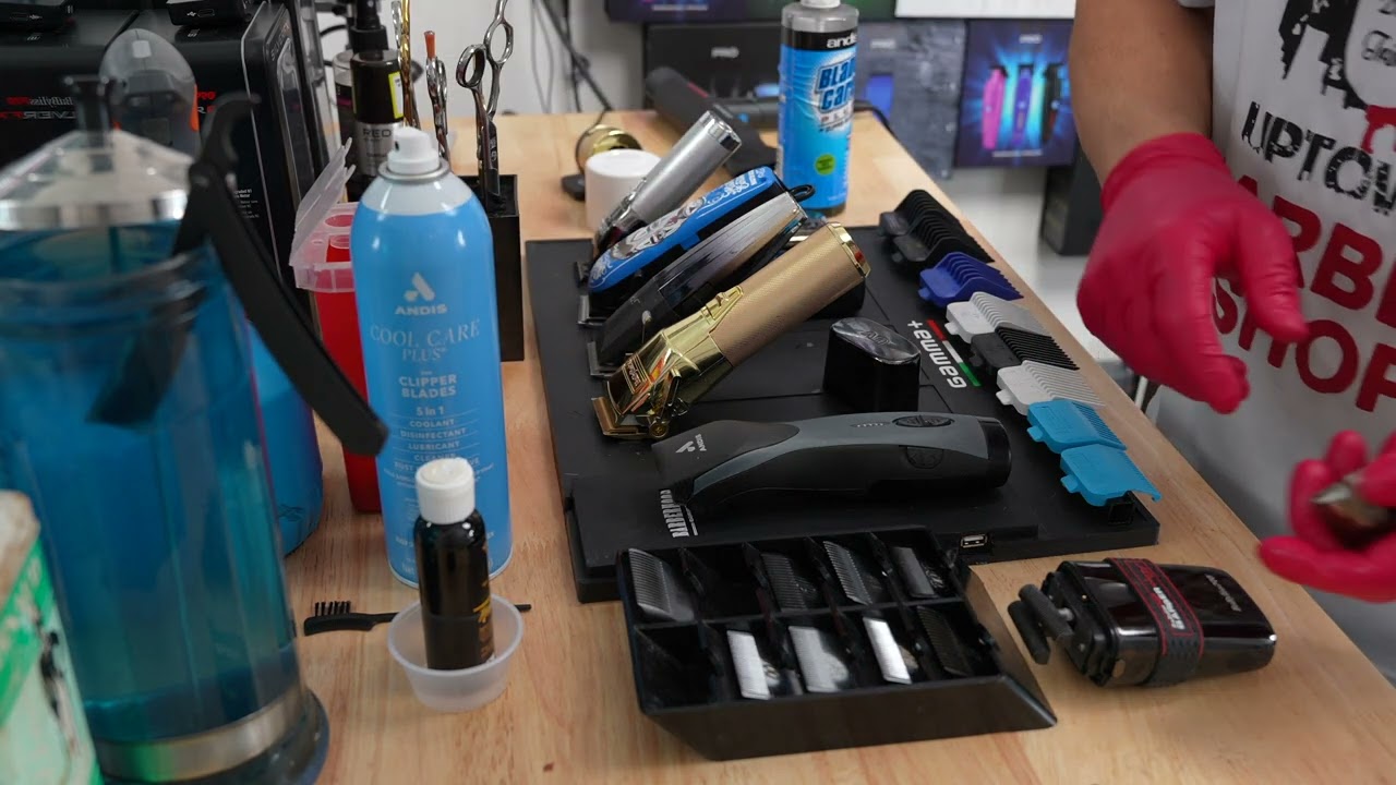 ASMR BARBER STATION SETUP BABYLISS TESTING DAY 