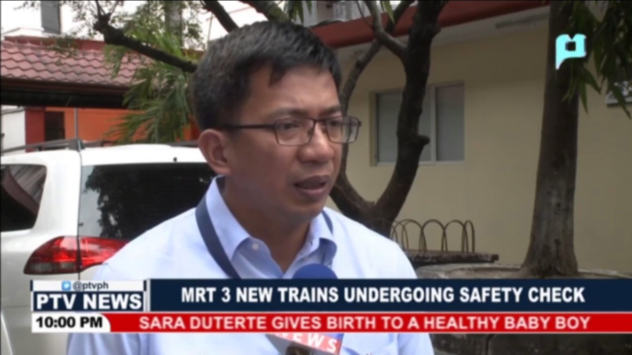 MRT-3 new trains undergoing safety check
