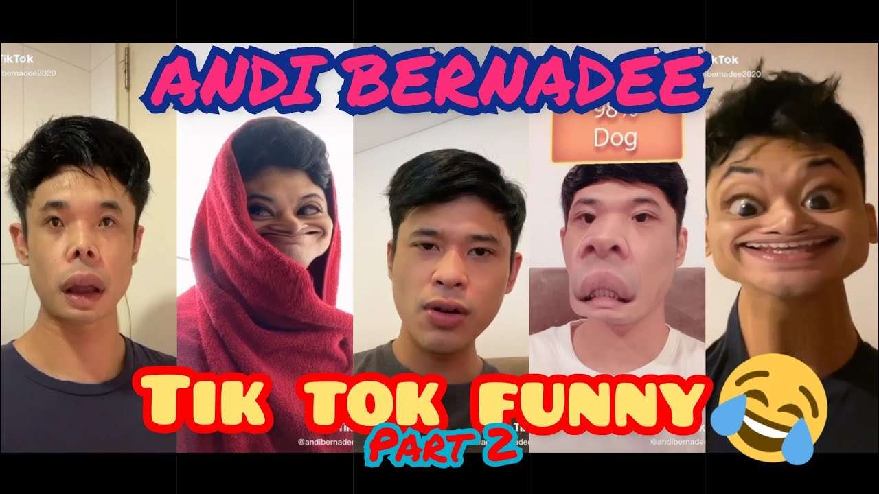 Andi Bernadee Funny TikTok [part2] 😂 Lawak berdekah 🤣🤣