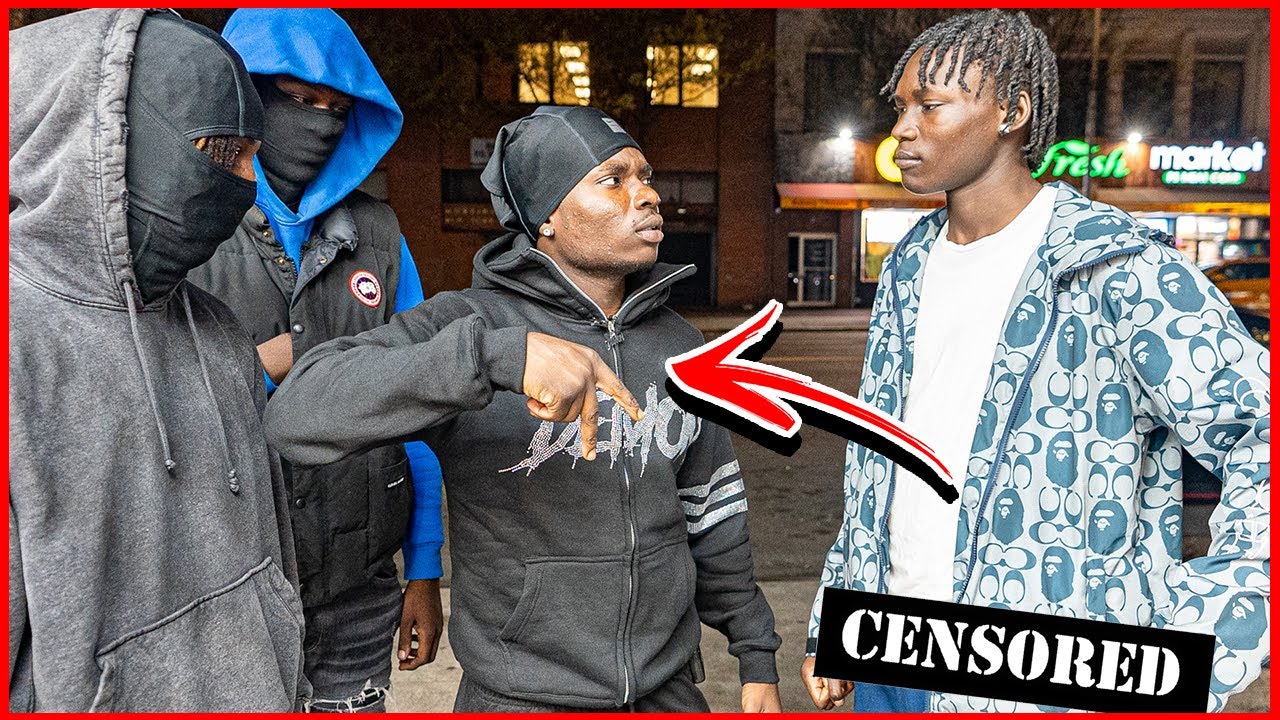 Throwing FAKE GANG SIGNS on Thugs in the Hood GONE WRONG! (MUST WATCH)