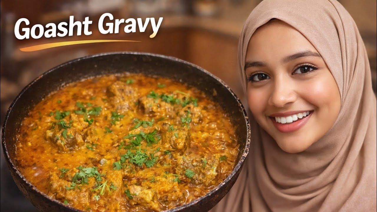 Dhaba Style Goasht Gravy Recipe | Mutton Curry |@Afreenkiduniya-96 