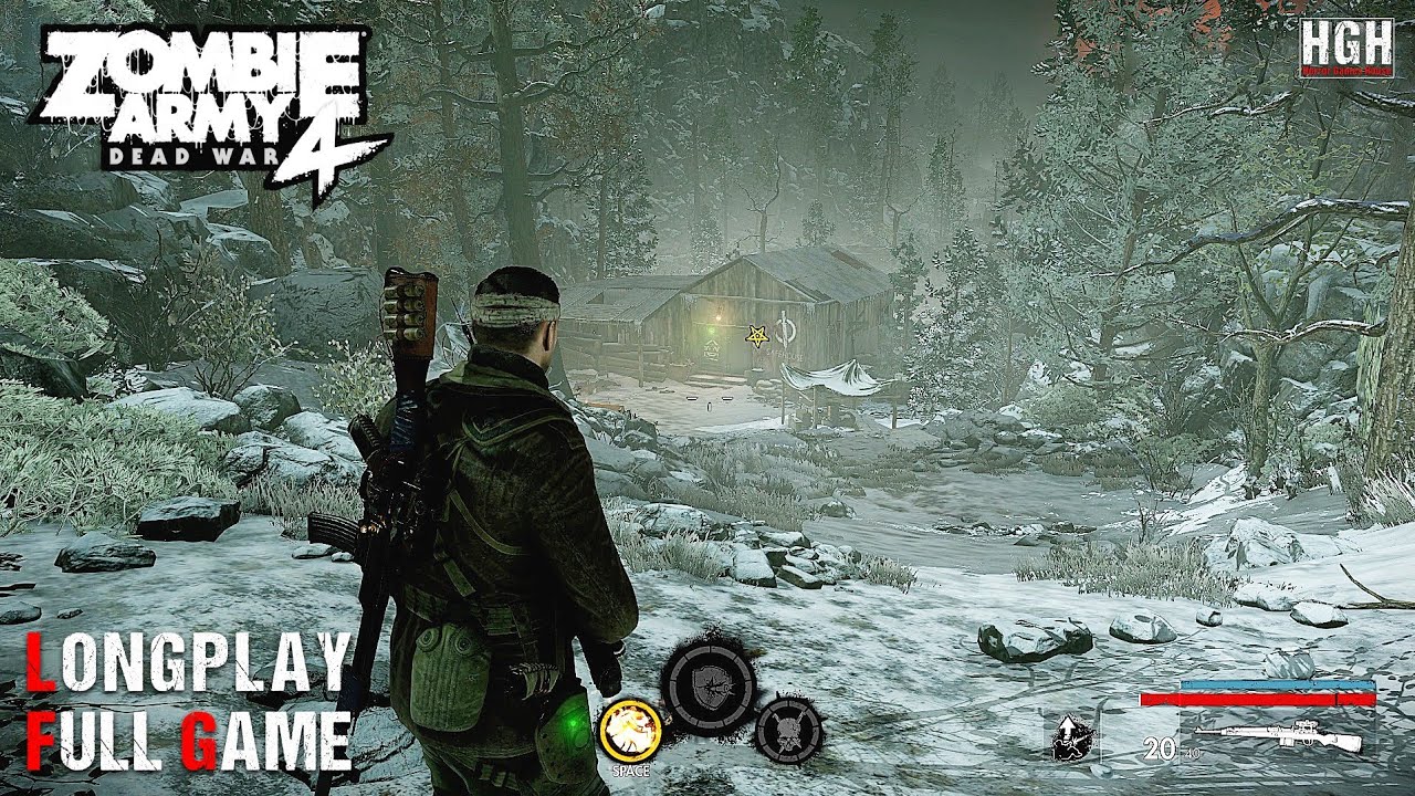 Zombie Army 4: Dead War | All DLC | Full Game | Hard Mode | Walkthrough Gameplay No Commentary
