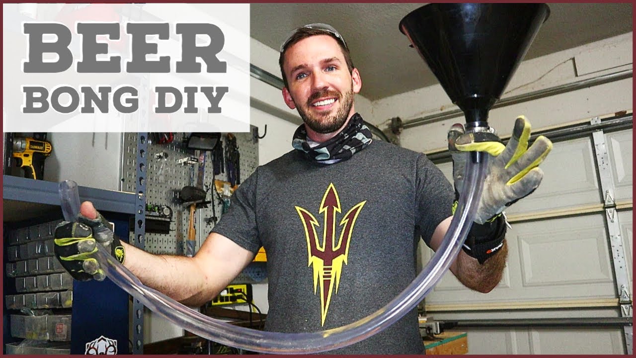 How to Make a Beer Bong 🍻 | Funnel - DIY