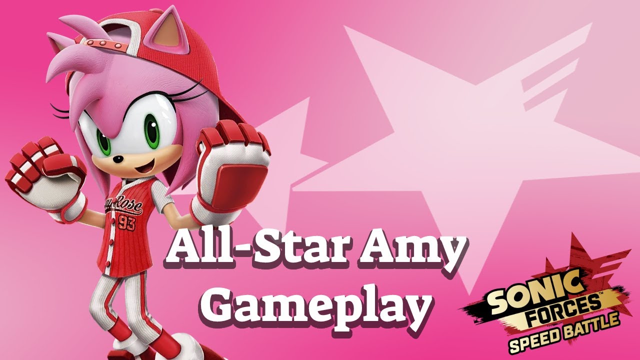 All-Star Amy Gameplay (Max lvl 16) - Sonic Forces: Speed Battle