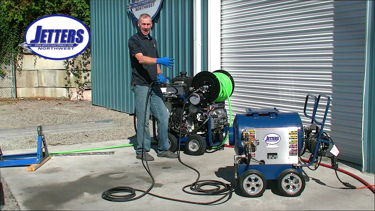 HOT-WATER JETTING with the Brute HOT-BOX - 
