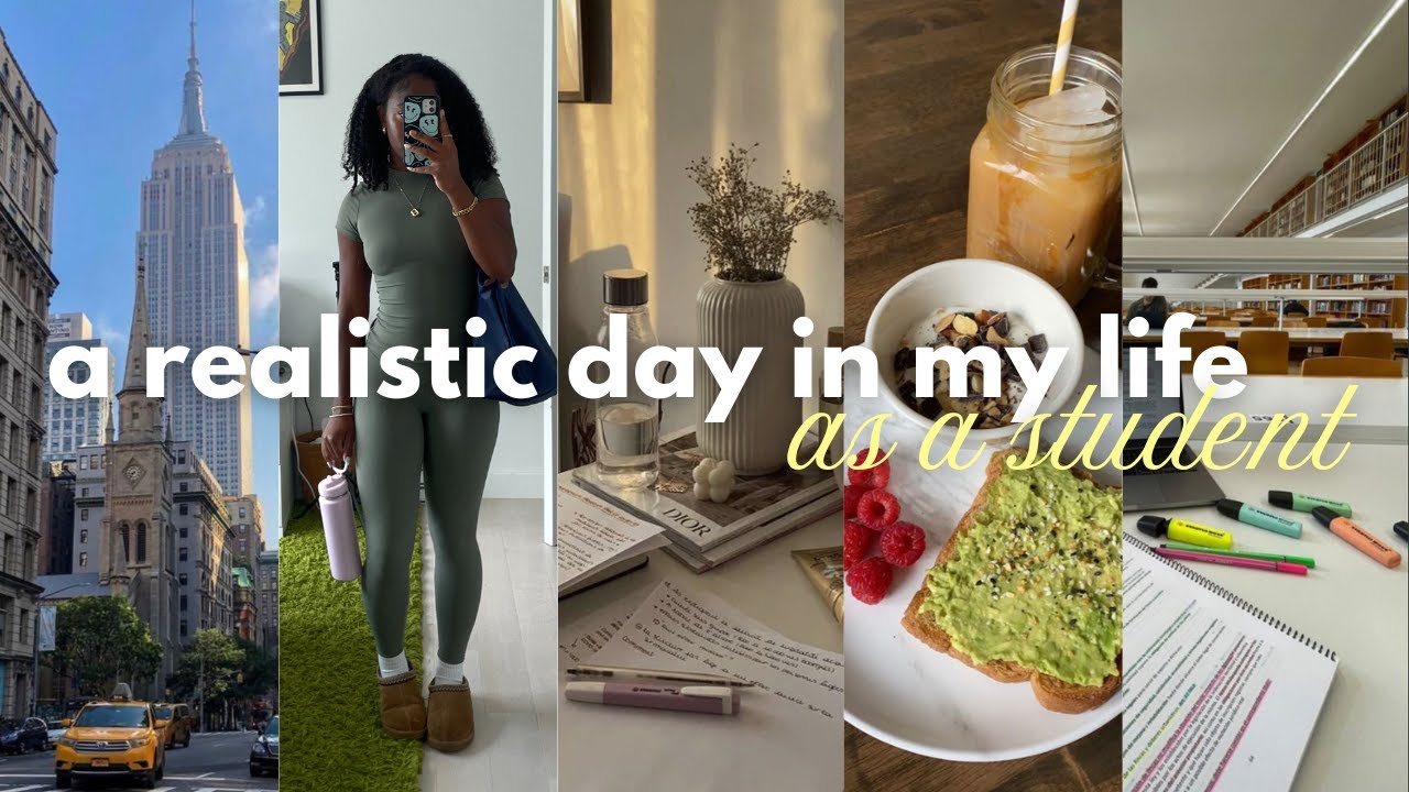 VLOG 💌 a realistic and productive day in my life as a college student in NYC