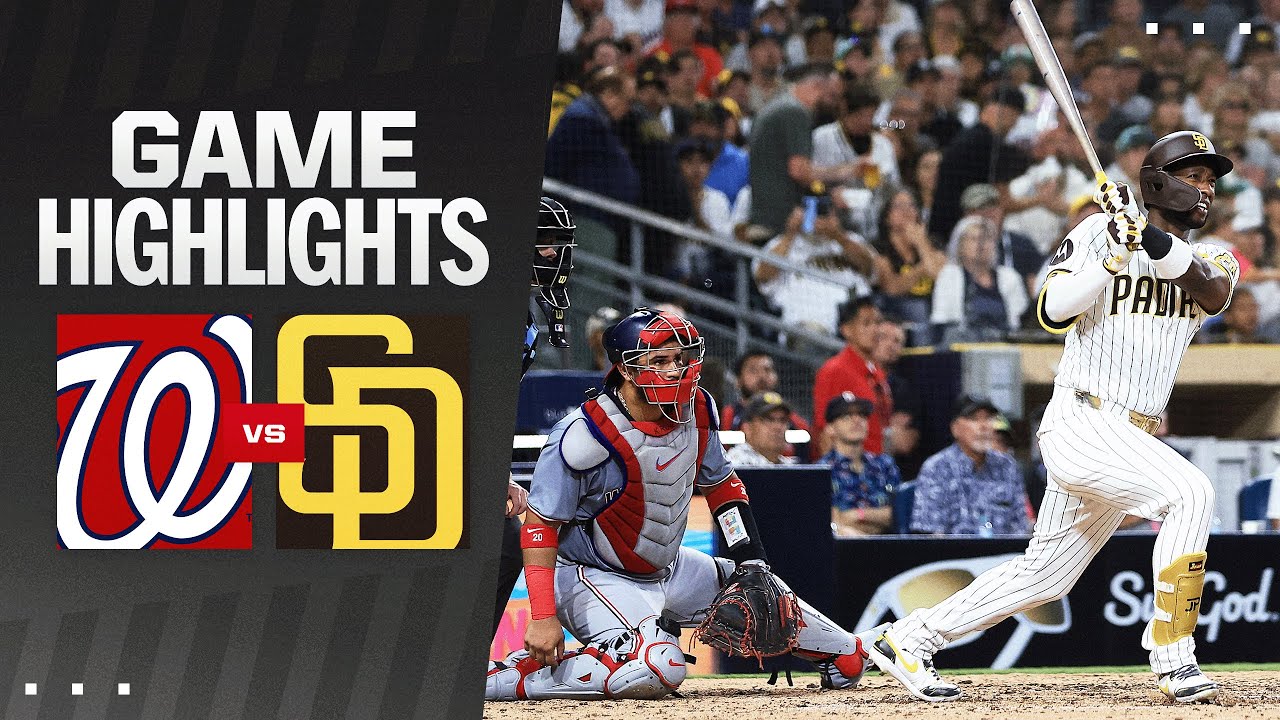 Nationals vs. Padres Game Highlights (6/25/24) | MLB Highlights
