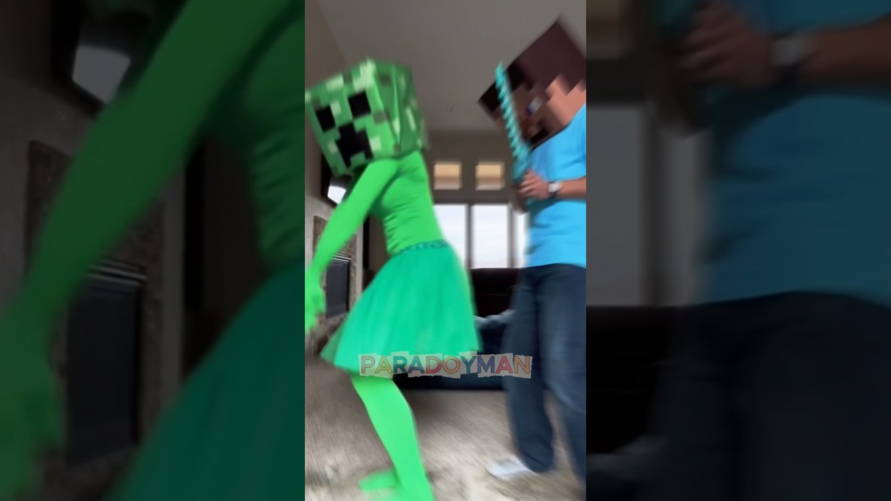 The Most Creative Minecraft Cosplay Ever! #minecraft #cosplay #shortsvideo
